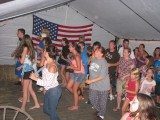 dancing, lake george, campround, rv park