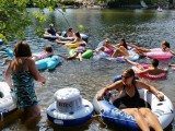 tubing, vacation, schroon river, lake geoerge, nys campground