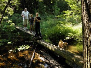 Hiking near Lake George