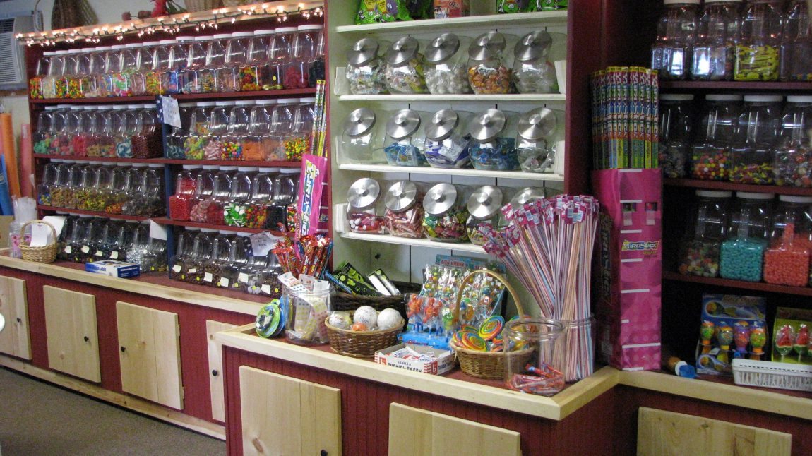 Campground Store, warrensburg travel park and riverfront campground near lake george candy store