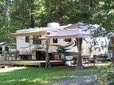 rv rentals, campground, lake george, pool