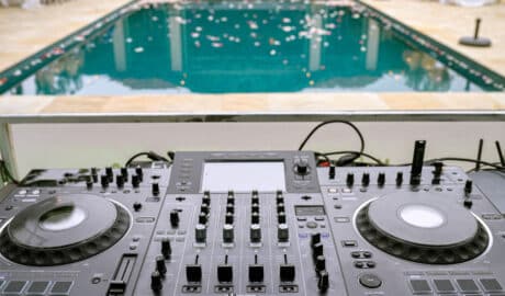 DJ at Pool