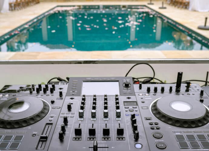 DJ at Pool