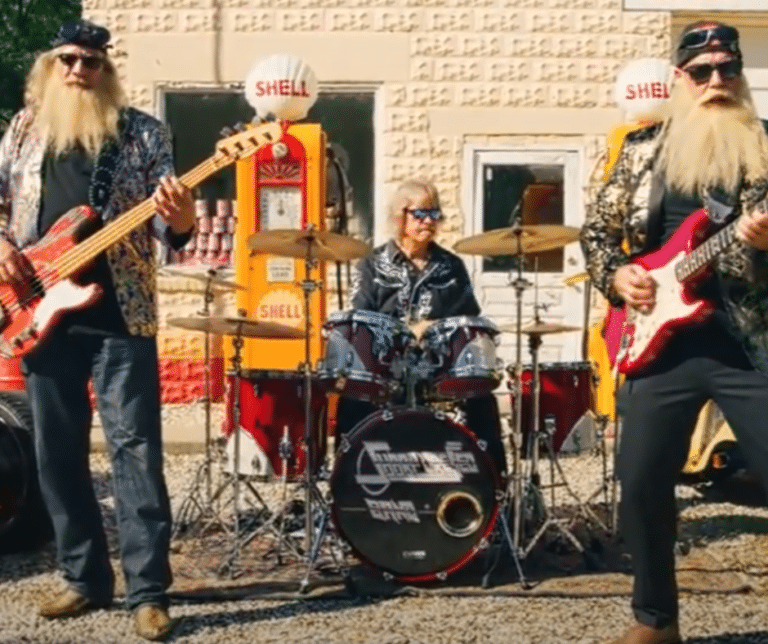 Live band playing at the campground