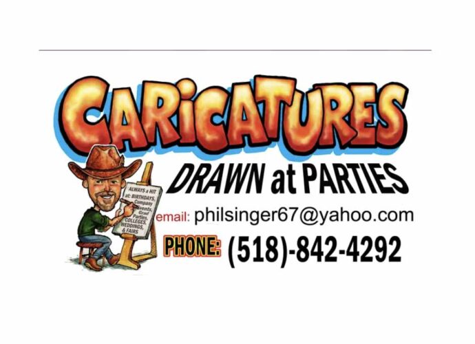 caricature artist draws campground fun 2023
