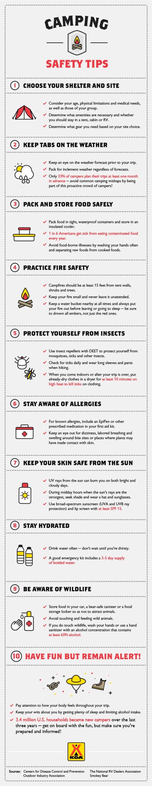 Camping Safety Tips