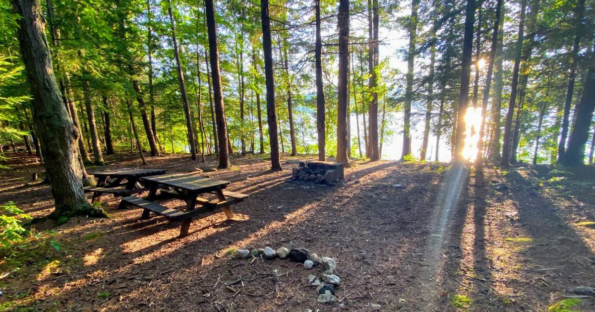 Campground Lake George New York