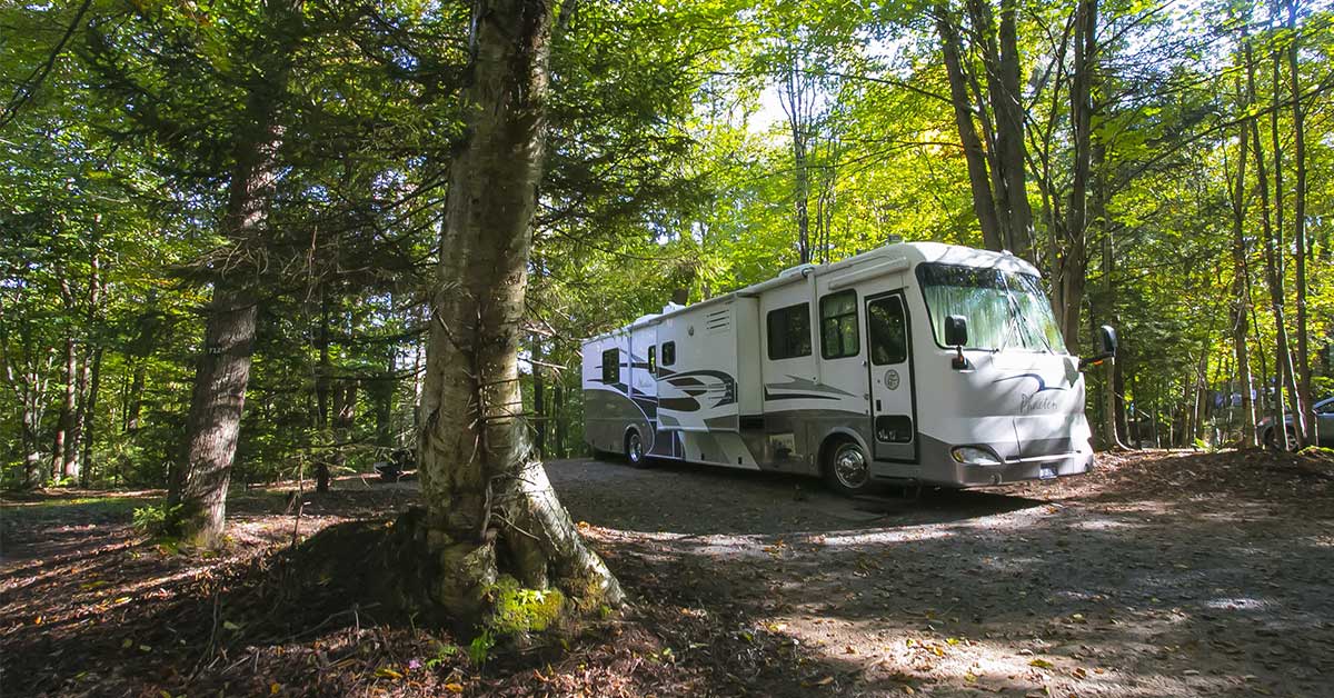 RV for Lake George Campgrounds