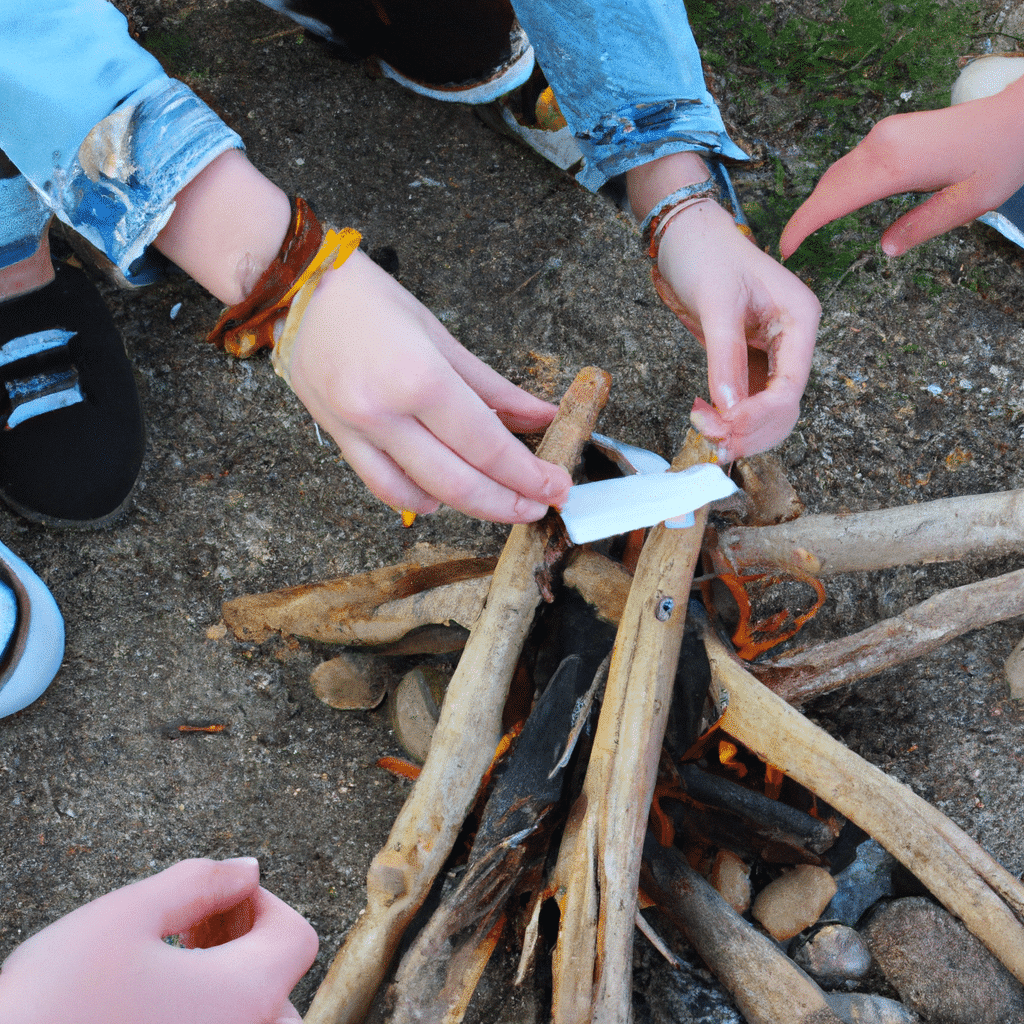 Safe Campfire Starts at Warrensburg Travel Park in the Lake George Region camping