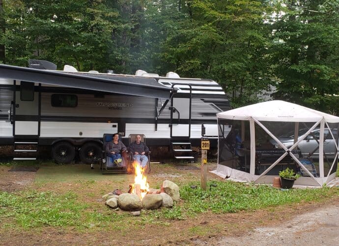 lake george. camping, campground