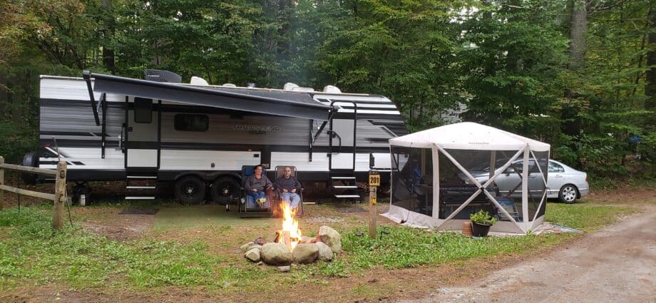 lake george. camping, campground