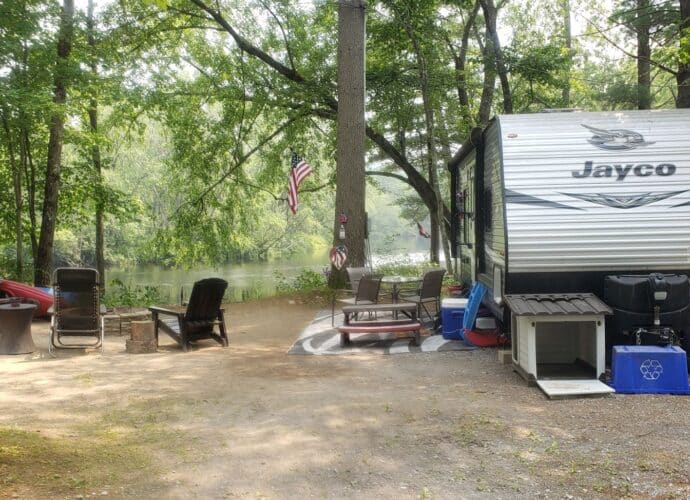 camping, campground, lake george, rv park