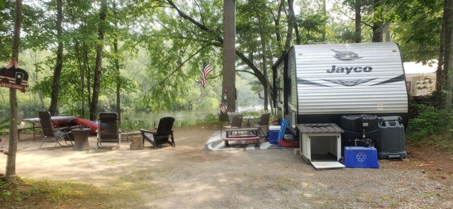 camping, campground, lake george, rv park